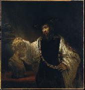 Rembrandt Peale Aristotle with a Bust of Homer oil painting artist